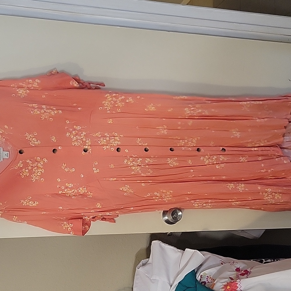 Floral Button-Down Dress